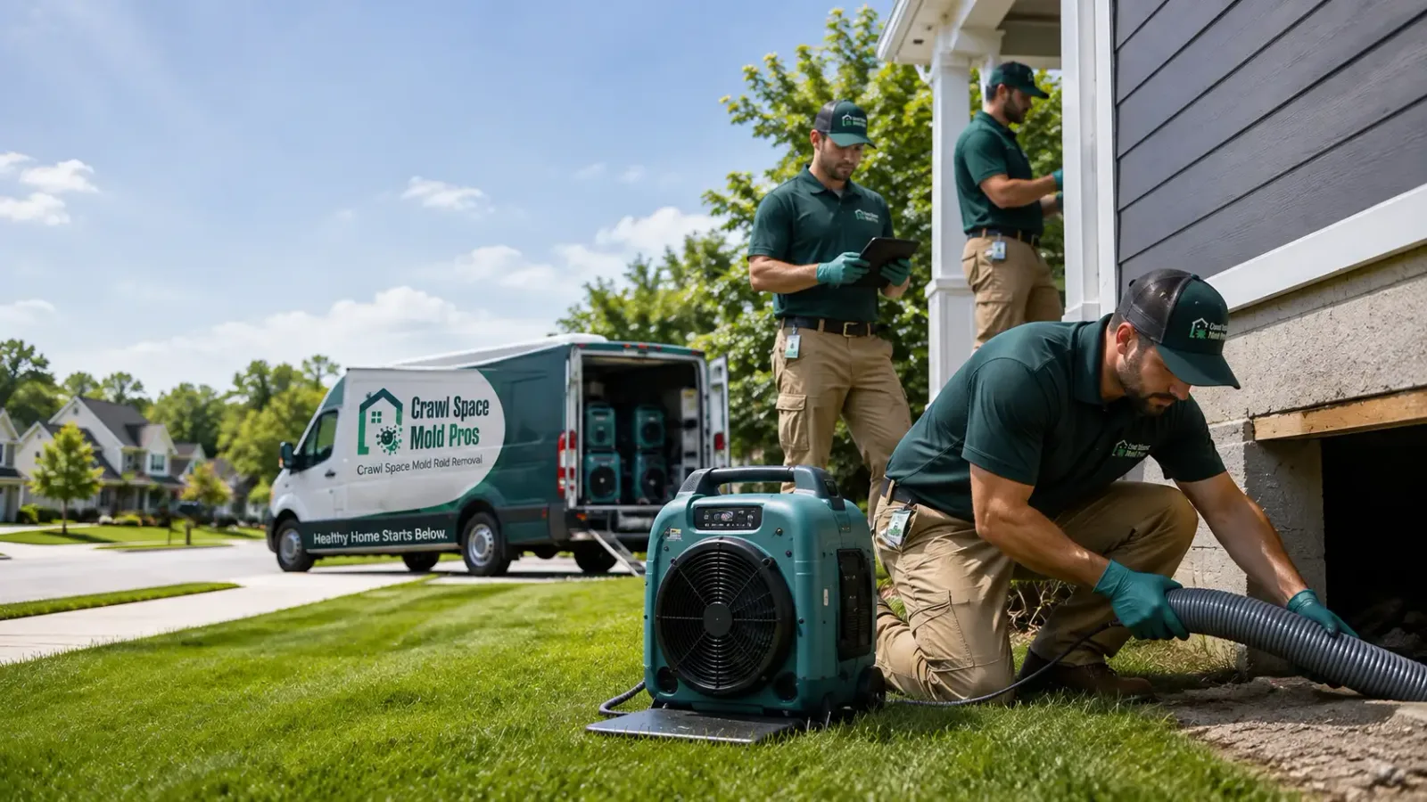 Crawl Space Mold Removal in Goodyear, AZ